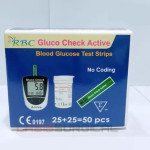 Gluco Check Active Blood Glucose Monitor Test (Strips-50)