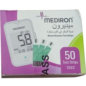 mediron blood glucose test meter