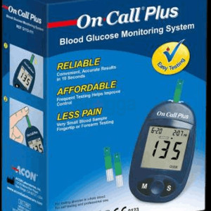 On Call Plus Blood Glucose Test Meter