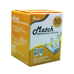 OKmeter Match Glucose Monitoring Test Strips – 25×2 strips