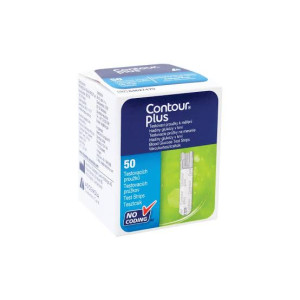 Contour Plus GLUCOSE Test Strips-50 pcs