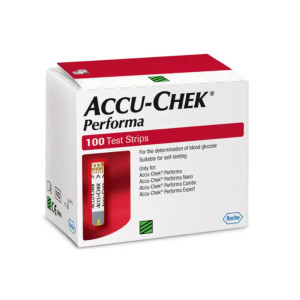 Accu Chek Performa Blood Glucose Test Strips (100 Pieces)